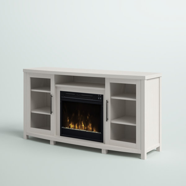 Zipcode Design™ Southington TV Stand for TVs up to 60" with Electric Fireplace Included